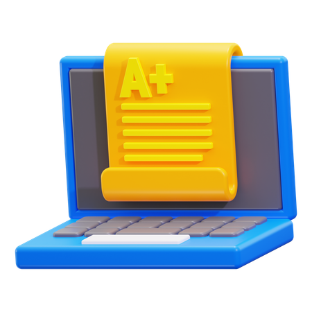 Online Exam  3D Icon
