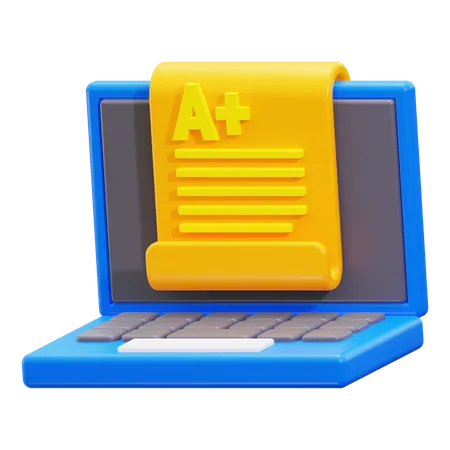 Online Exam  3D Icon