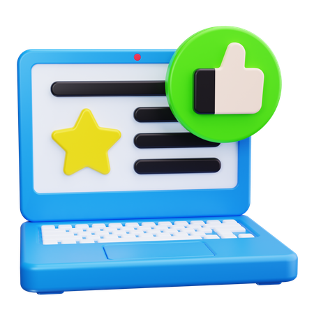 Online Feedback  3D Icon