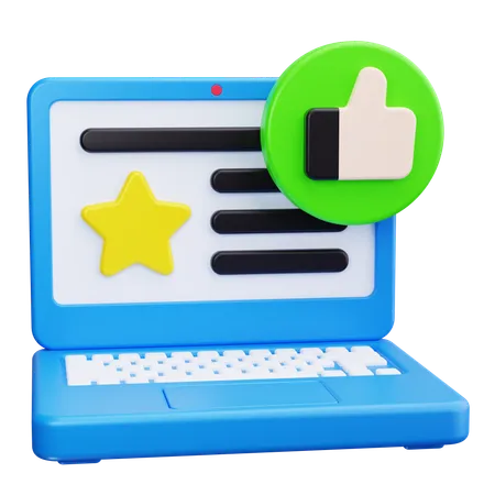 Online Feedback  3D Icon