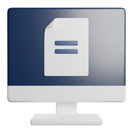 オンラインファイル  3D Icon