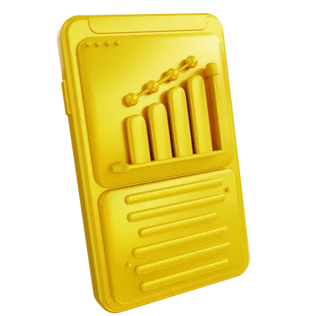 Online Financial Analysis  3D Icon