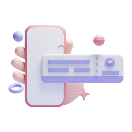 Online Flight Booking  3D Icon