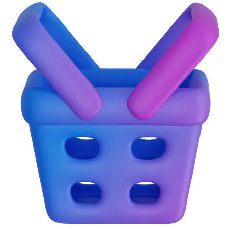 Online Food Delivery Cart  3D Icon