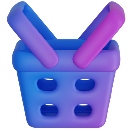 Online Food Delivery Cart  3D Icon