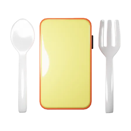 Online Food Order  3D Icon