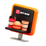 order food online emoji 3d