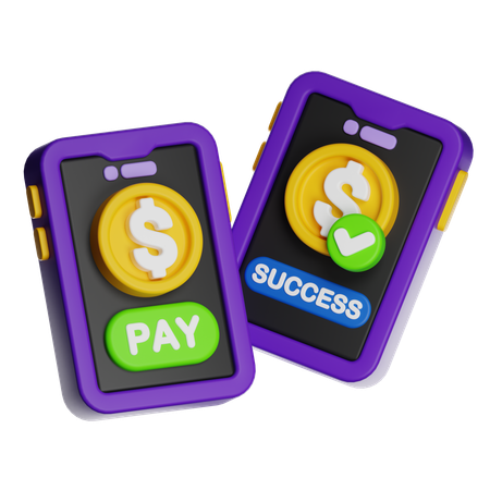 Online Funds Transfer  3D Icon