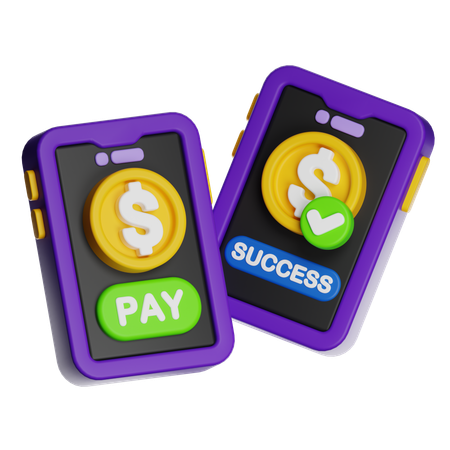 Online Funds Transfer  3D Icon
