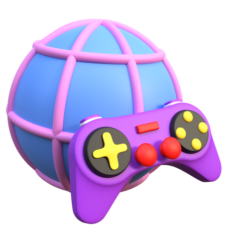Online Game  3D Icon