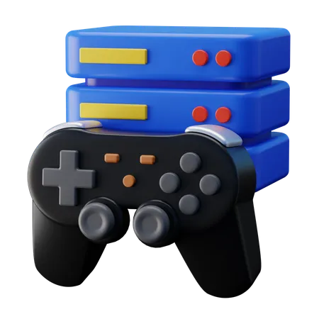 Online Gaming Server  3D Icon