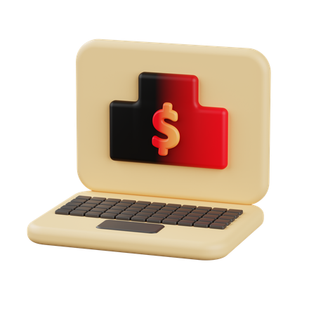 Online-Geld  3D Icon