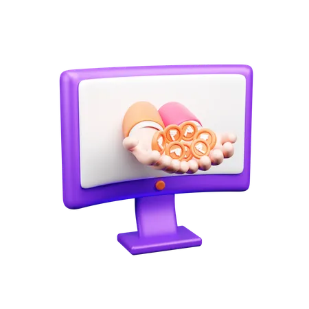 Online-Geld  3D Icon