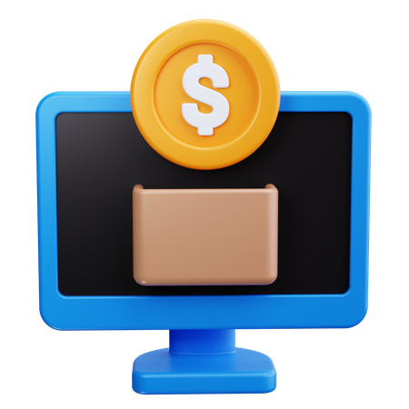 Online-Geld  3D Icon