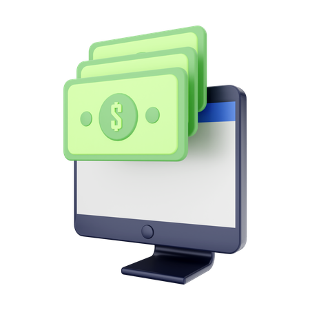 Online-Geld  3D Icon