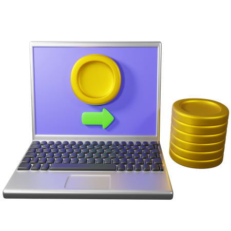 Online-Geld  3D Icon