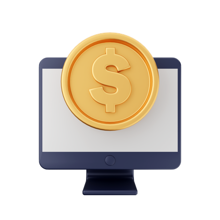 Online-Geld  3D Icon