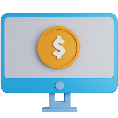 Online-Geld  3D Icon