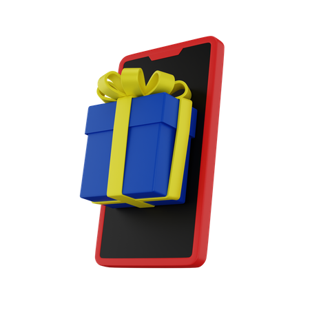 Online-Geschenk  3D Icon