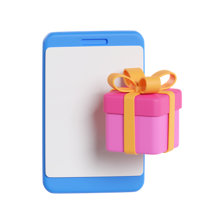 Online-Geschenk  3D Icon