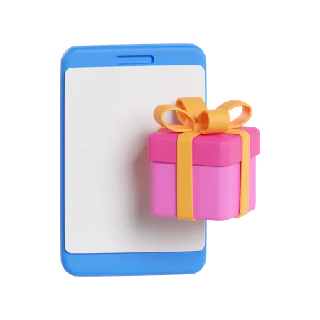 Online-Geschenk  3D Icon