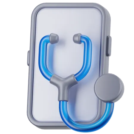 Online-Gesundheitsversorgung  3D Icon