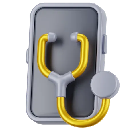 Online-Gesundheitsversorgung  3D Icon