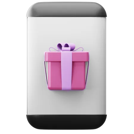 Online Gift  3D Icon