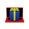 gift giving 3d logo