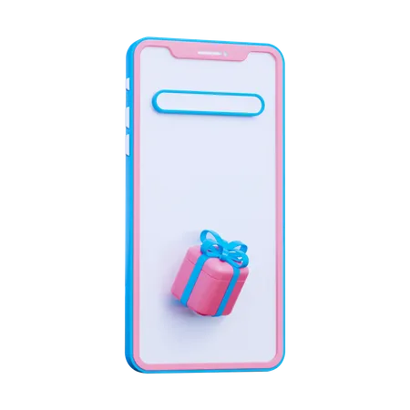 3 D Phone Store Icon 3D Illustration