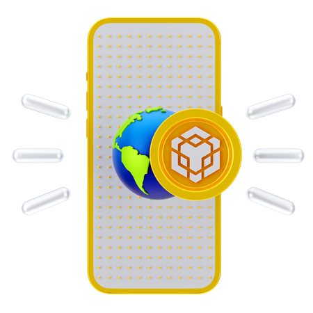 Globales Online-Binance  3D Icon