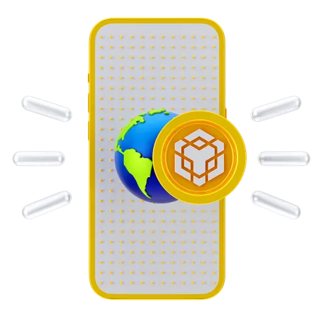 Globales Online-Binance  3D Icon