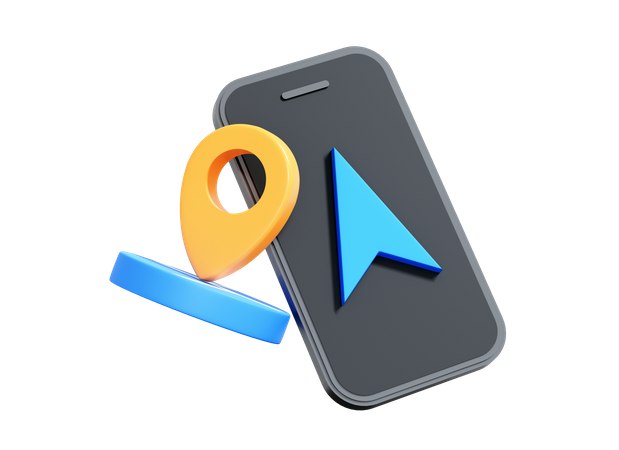 Online Gps  3D Icon