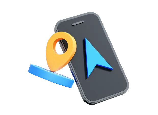 Online Gps  3D Icon