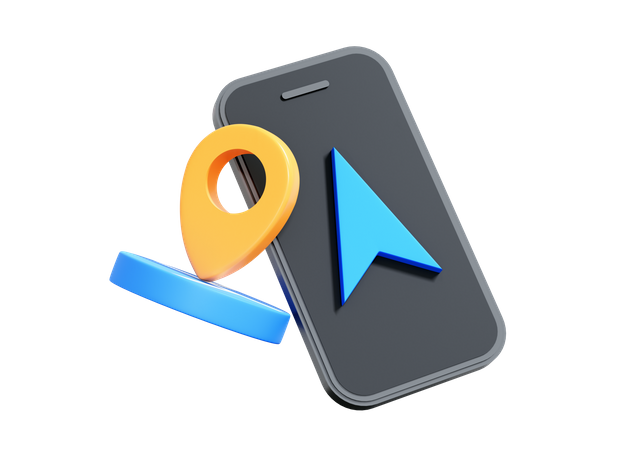 Online Gps  3D Icon
