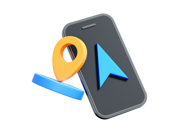 GPS on-line  3D Icon