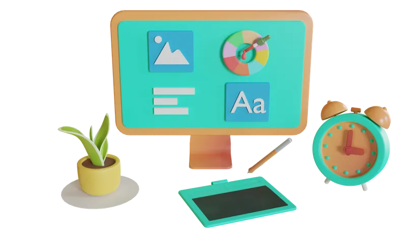 3 D Illustration For Your Website 3D Icon