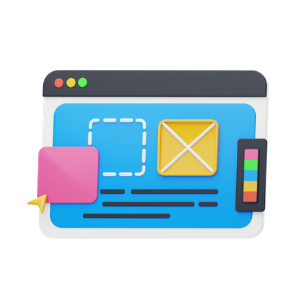 Online Graphic Design Tool  3D Icon