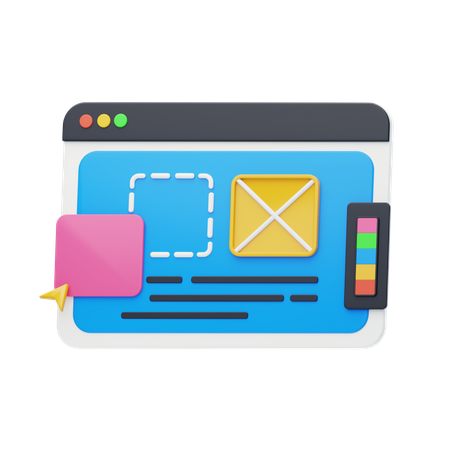 Online Graphic Design Tool  3D Icon