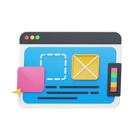 Online Graphic Design Tool  3D Icon