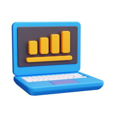 Online Growth  3D Icon