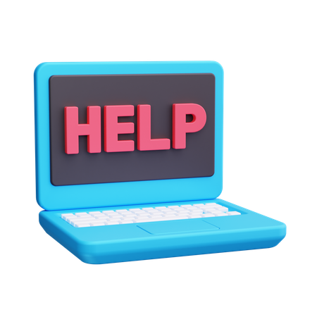 Online Help  3D Icon