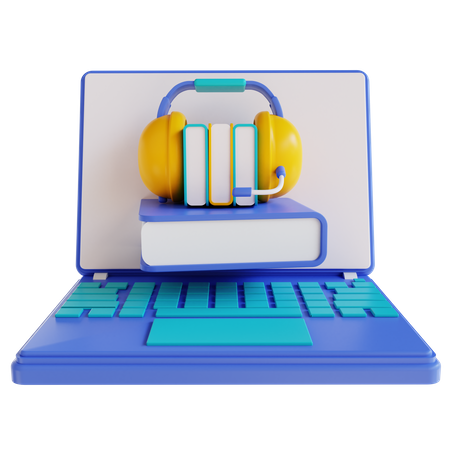 Online-Hörbuch  3D Icon