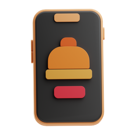 Online Hotel Notification  3D Icon