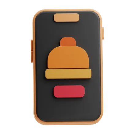 Online Hotel Notification  3D Icon
