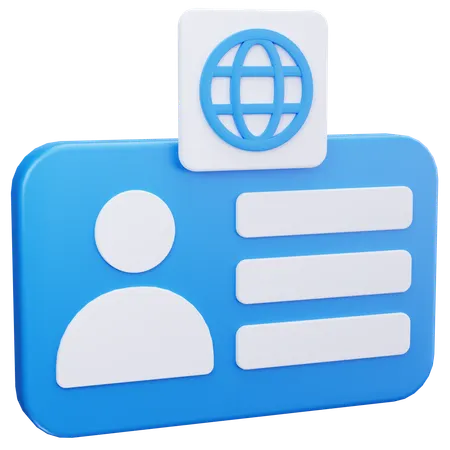 Online ID  3D Icon