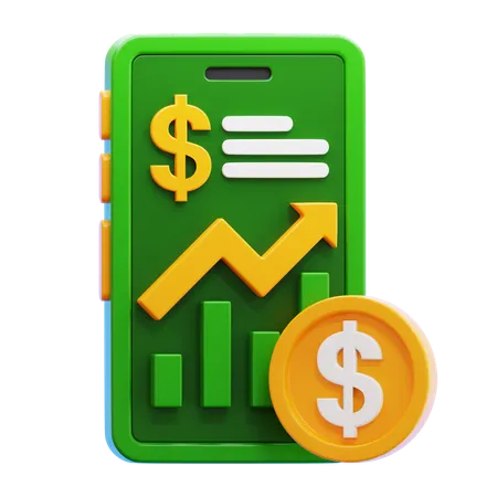Online Investment 3D Icon