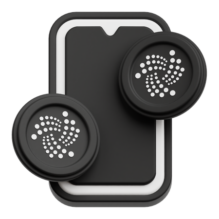 Online Iota  3D Icon