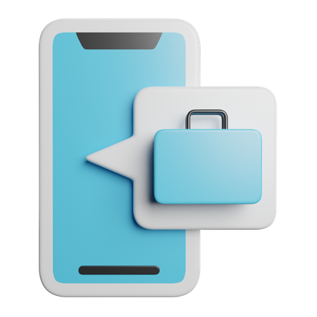 Online Job  3D Icon