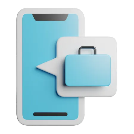 Online Job  3D Icon